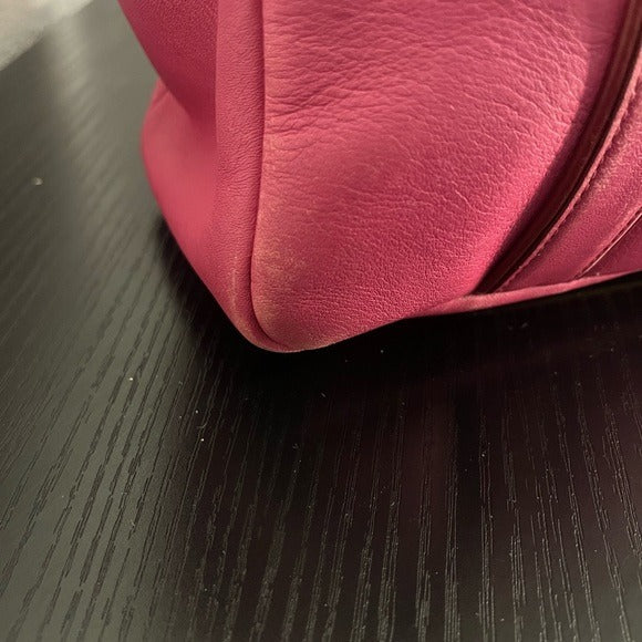 💖 Y2K (2005) Coach Fuchsia Leather Tote Bag