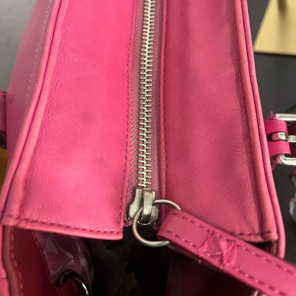 💖 Y2K (2005) Coach Fuchsia Leather Tote Bag