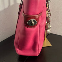 💖 Y2K (2005) Coach Fuchsia Leather Tote Bag
