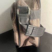 VINTAGE 80s SAMSONITE SILHOUETTE 4 TWEED CARRY ON TRAVEL LUGGAGE OVERNIGHT BAG