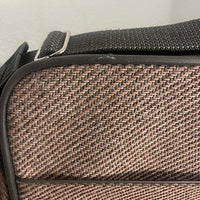 VINTAGE 80s SAMSONITE SILHOUETTE 4 TWEED CARRY ON TRAVEL LUGGAGE OVERNIGHT BAG