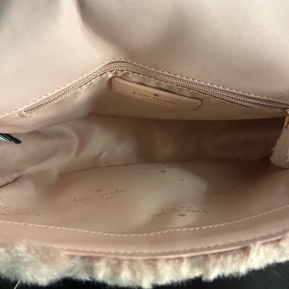 NWT Kate Spade Blush Quilted Shoulder Bag with Gold