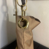 Elegant Brown Shoulder Bag with Versatile Design