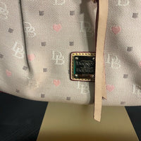 Dooney & Bourke Tan and Red Shoulder Bag