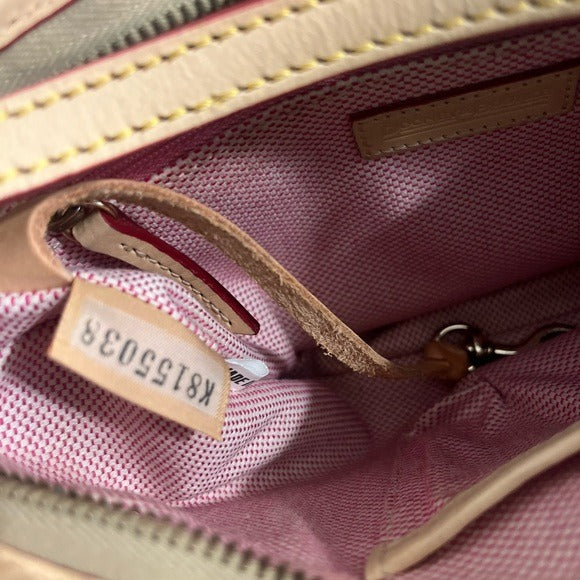 Dooney & Bourke Tan and Red Shoulder Bag