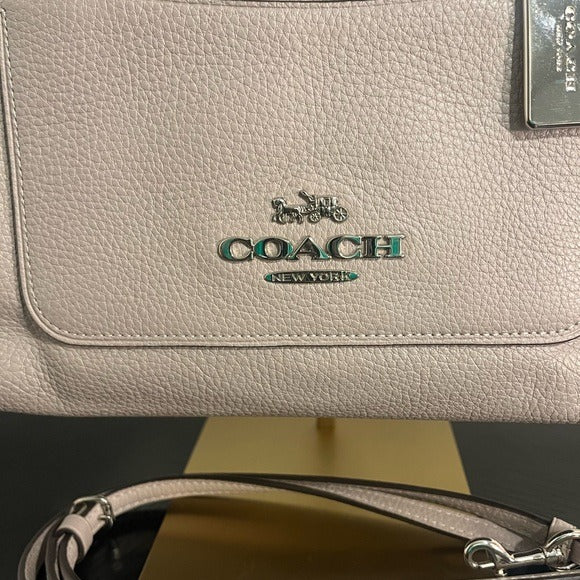 Coach -Mini Emma Satchel, Pebbled Leather