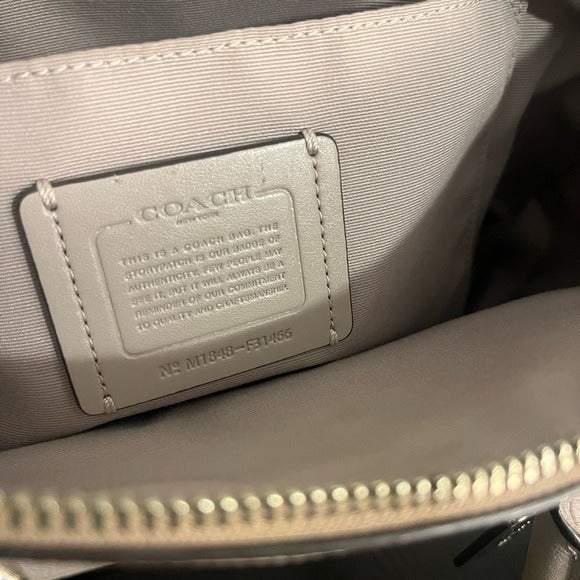 Coach -Mini Emma Satchel, Pebbled Leather